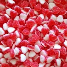 Petit Coeur Fraise Sucrés 100G