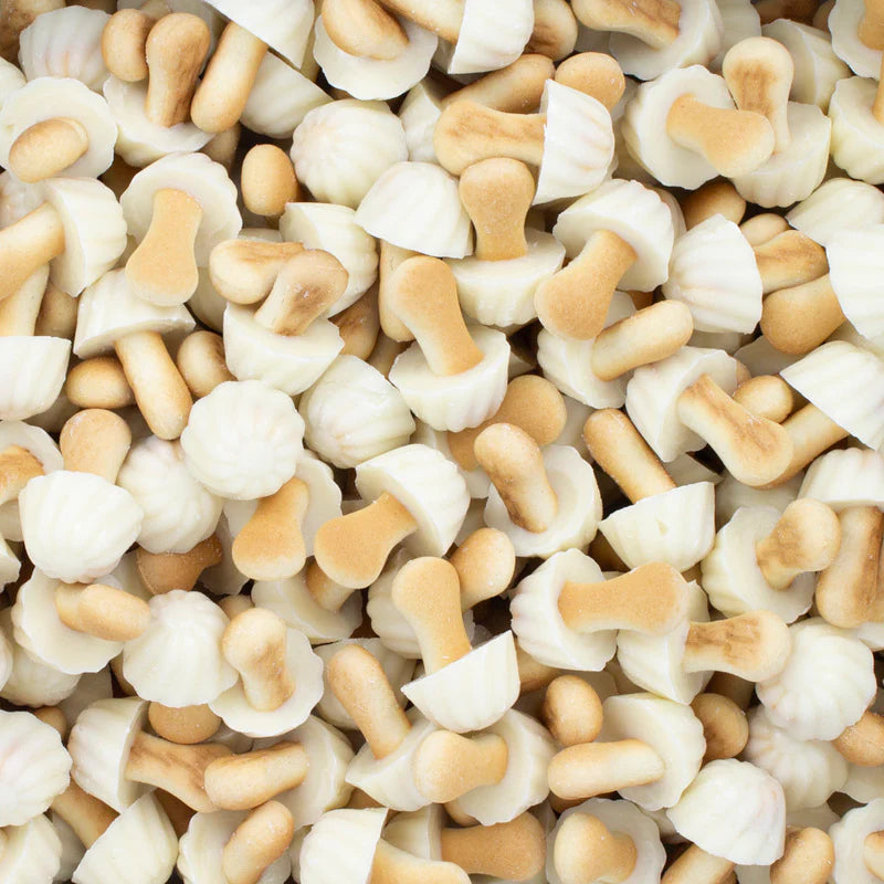 Champignons Chocolat Blanc (lot 10)