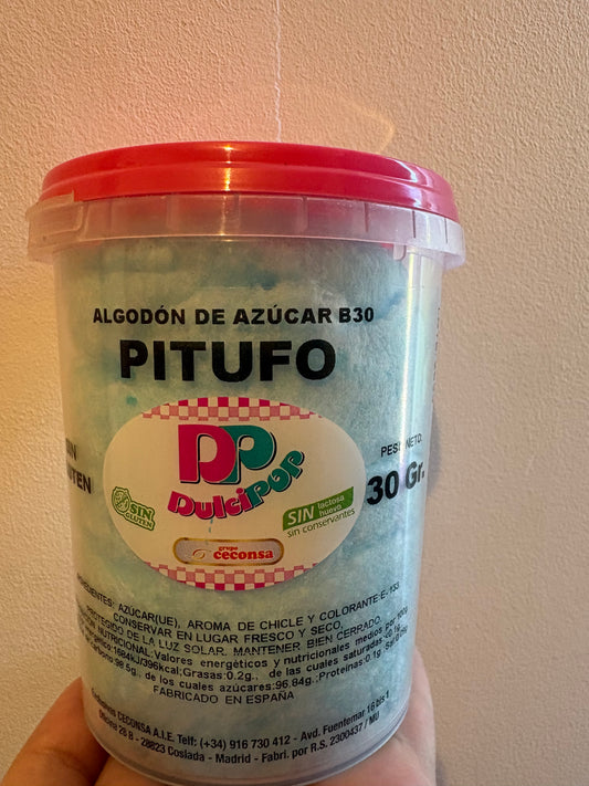 Barbe à papa schtroumpfs ( à l’unité)