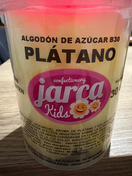 Barbe à Papa Banane ( à l'unité )