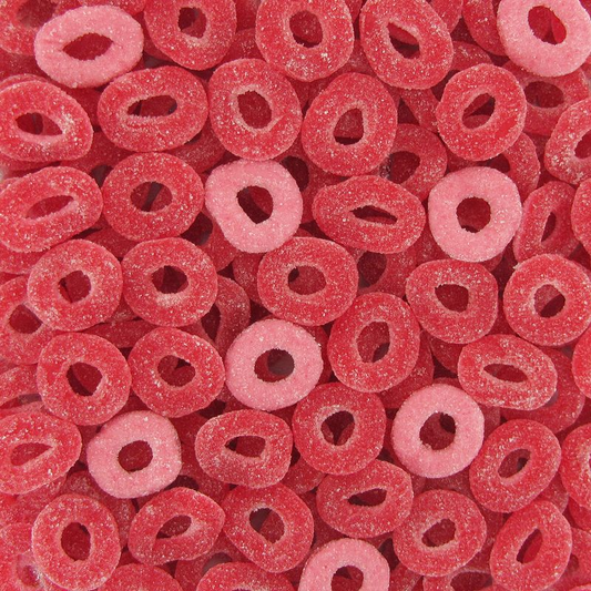 Anneaux Fraise Sucrée 100G